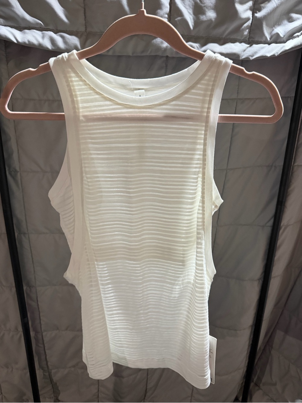 Lululemon Clear and Present Muscle Tank Top - White